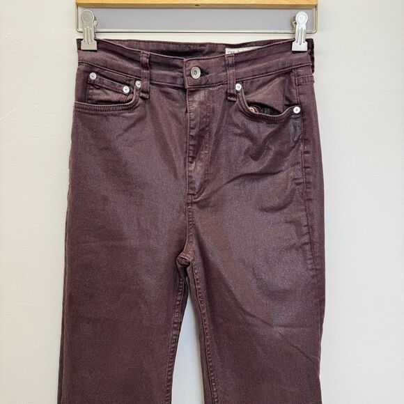 rag & bone Casey Coated Flare Jeans - Picture 6 of 10